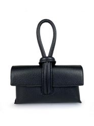 ORE10 Skórzana torebka w kolorze czarnym - 23 x 13 x 6 cm rozmiar: onesize. Czarne torebki klasyczne ORE10, bez wzorów, z materiału, bez dodatków. Za 173.99 zł.