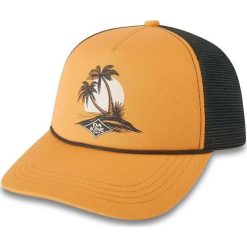 Czapka z daszkiem damska Dakine Island Palms Trucker. Żółte czapki z daszkiem Dakine, bez wzorów, sportowe. Za 48.00 zł.