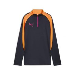 Damska bluza piłkarska z zamkiem 1/4 individualBLAZE PUMA. Brązowe bluzy Puma, bez wzorów, sportowe, bez ramiączek, bez kaptura. Za 199.00 zł.