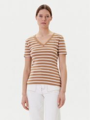Tommy Hilfiger T-Shirt New Cody WW0WW40584 Brązowy Slim Fit. Brązowe t-shirty Tommy Hilfiger, xl, bez wzorów, bez kołnierzyka, bez ramiączek. Za 219.99 zł.