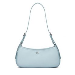 Torebka Calvin Klein. Niebieskie torebki klasyczne Calvin Klein, bez wzorów, klasyczne, bez dodatków. Za 339.99 zł.