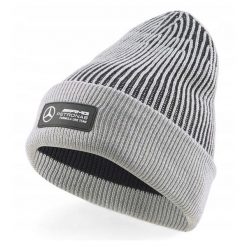 Czapka Zimowa Puma Mapf1 Beanie Mercedes Team Silver. Szare czapki zimowe Puma, bez wzorów, eleganckie. Za 88.00 zł.