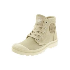 Buty sportowe Sneakersy damskie, Palladium Pampa Hi. Brązowe buty sportowe lifestyle Palladium, bez wzorów, z gumy, sportowe, bez zapięcia. Za 359.99 zł.