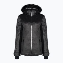 Kurtka narciarska damska EA7 Emporio Armani Giubbotto 6RTG15. Szare kurtki narciarskie EA7 Emporio Armani, na zimę, m, bez wzorów, z elastanu, bez kaptura, narciarskie. Za 1,439.00 zł.