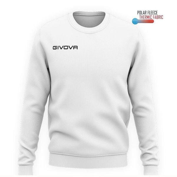 Bluza piłkarska dla dorosłych Givova Maglia One biała. Białe bluzy Givova, m, bez wzorów, z poliesteru, sportowe, bez ramiączek, bez kaptura. Za 78.97 zł.