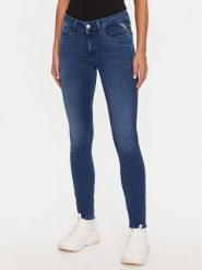 REPLAY Jeansy WH689 .000.817 743 Niebieski Skinny Fit. Niebieskie jeansy Replay, bez wzorów, z bawełny. Za 319.99 zł.