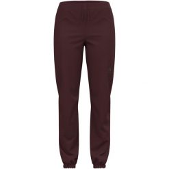 Spodnie techniczne damskie ODLO Brensholmen Pants regular length. Czerwone spodnie narciarskie ODLO, bez wzorów, z elastanu, do biegania. Za 357.40 zł.