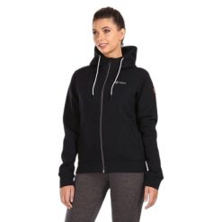 Bluza damska Kilpi Rajana. Czarne bluzy Kilpi, s, bez wzorów, z materiału, casualowe, bez ramiączek, bez kaptura. Za 241.31 zł.