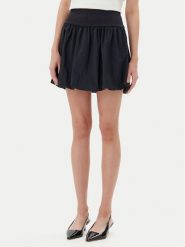 ONLY Spódnica mini Lia 15350112 Czarny Regular Fit. Czarne spódnice ONLY, s, bez wzorów, z bawełny, mini. Za 99.99 zł.