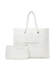 Elisabetta Franchi Torebka BS-82A-52E2-V440 Biały. Białe torebki klasyczne Elisabetta Franchi, bez wzorów, z tworzywa sztucznego, bez dodatków. Za 1,899.00 zł.