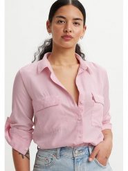 Levi's Bluzka w kolorze jasnoróżowym rozmiar: M. Różowe bluzki Levi's, m, bez wzorów, z lyocellu, bez kołnierzyka, bez ramiączek. Za 139.87 zł.