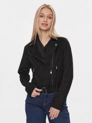 Guess Kurtka przejściowa Celeste W4RL10 WFWQ0 Czarny Regular Fit. Czarne kurtki Guess, xxl, z aplikacjami, z syntetyku, bez kaptura. Za 399.99 zł.