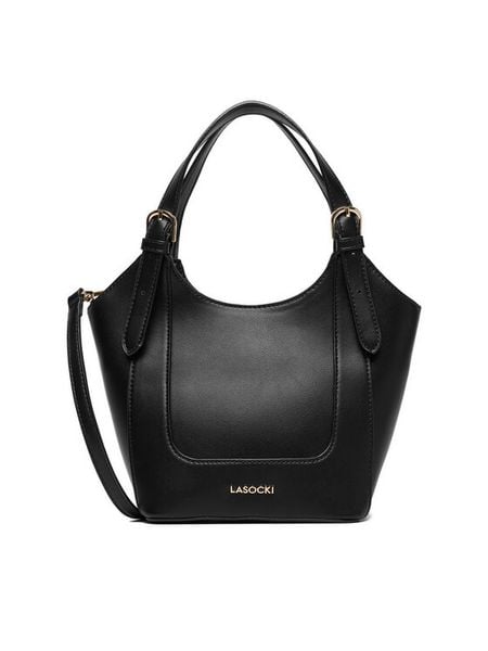 Lasocki Torebka CEO-LSK-M-003-09 Czarny. Czarne torebki klasyczne Lasocki, bez wzorów, z materiału, bez dodatków. Za 159.99 zł.