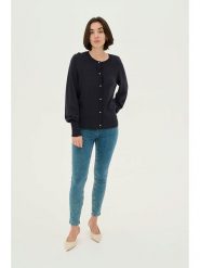 CULTURE Kardigan w kolorze granatowym rozmiar: XS. Niebieskie swetry Culture, xs, bez wzorów, bez ramiączek. Za 104.99 zł.