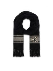 Calvin Klein Szalik LV04F8101G Czarny. Czarne szaliki i kominy Calvin Klein, bez wzorów. Za 329.99 zł.
