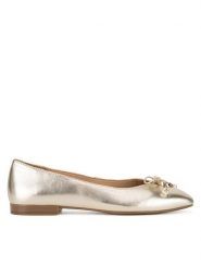 Lasocki Baleriny RST-ROMI-49 Złoty. Żółte baleriny Lasocki, bez wzorów, ze skóry, bez obcasa, bez zapięcia. Za 159.99 zł.