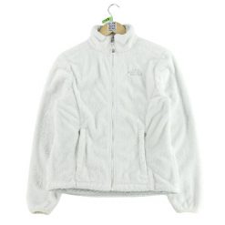 Second life - Kurtka polarowa TNF Osito dla kobiet - Stan bardzo dobry. Białe kurtki The North Face, bez wzorów, z polaru, sportowe, bez kaptura. Za 190.31 zł.