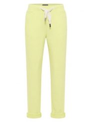 ELBSAND Spodnie dresowe "Brinja" w kolorze zielonym rozmiar: M. Zielone spodnie dresowe ELBSAND, bez wzorów, z dresówki. Za 145.94 zł.