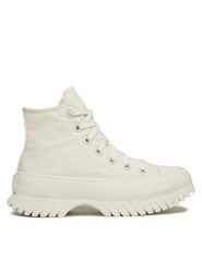Converse Trampki Chuck Taylor All Star Lugged 2.0 Hi A03557C Écru. Botki Converse, bez wzorów, z materiału, retro, bez zapięcia. Za 469.99 zł.