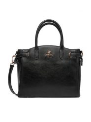 Beverly Hills Polo Club Torebka EO-BHPC-C-009-09 Czarny. Czarne torebki klasyczne Beverly Hills Polo Club, bez wzorów, z materiału, bez dodatków. Za 218.99 zł.