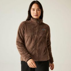 Polar damski Gnarly Dare 2b. Brązowe bluzy z polaru Dare 2b, na zimę, bez wzorów, z polaru, narciarskie. W wyprzedaży za 189.99 zł.
