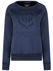 Maison Montaigne Bluza "Fimosai" w kolorze granatowym rozmiar: S. Niebieskie bluzy Maison Montaigne, s, bez wzorów, bez kaptura. Za 97.28 zł.