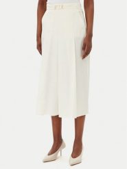 TWINSET Spódnica trapezowa 251TT202C Beżowy Regular Fit. Brązowe spódnice Twinset, bez wzorów, z bawełny, trapezowe. Za 809.99 zł.