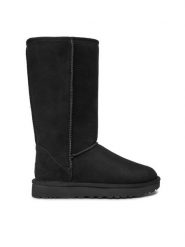 Ugg Śniegowce W Classic Tall II 1016224 Czarny. Czarne śniegowce UGG, bez wzorów, ze skóry, bez zapięcia. Za 1,349.00 zł.