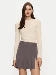 Brave Soul Bluzka LLT-624LILETH2 Beżowy Regular Fit. Brązowe bluzki Brave Soul, l, bez wzorów, z bawełny, bez kołnierzyka, bez ramiączek. Za 39.99 zł.