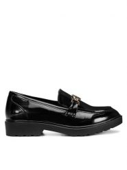 Nine West Mokasyny WFA3043-1A Czarny. Czarne mokasyny Nine West, bez wzorów, ze skóry. Za 199.99 zł.
