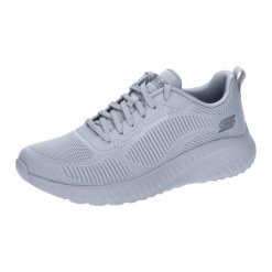 Buty do chodzenia damskie Skechers 117209LTGY. Szare buty treningowe Skechers, bez wzorów, z materiału, bez zapięcia, trekkingowe, skechers sport. Za 383.00 zł.