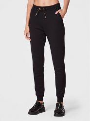 Armani Exchange Spodnie dresowe 6LYP70 YJ5VZ 1200 Czarny Regular Fit. Czarne spodnie dresowe Armani Exchange, bez wzorów, z bawełny. Za 549.99 zł.