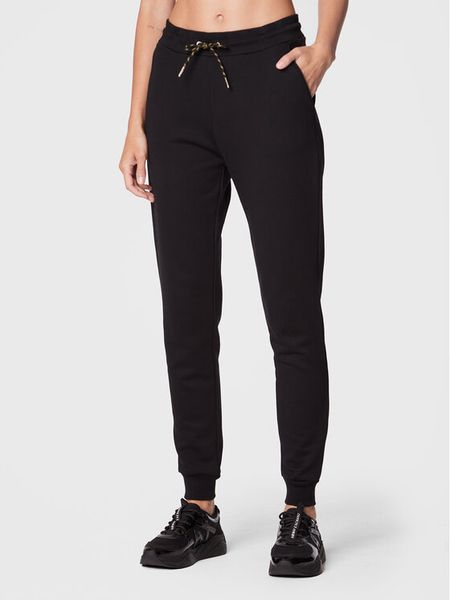 Armani Exchange Spodnie dresowe 6LYP70 YJ5VZ 1200 Czarny Regular Fit. Czarne spodnie dresowe Armani Exchange, bez wzorów, z bawełny. Za 549.99 zł.