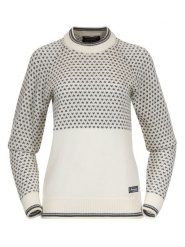 Bergans Wełniany sweter "Alvdal" w kolorze kremowo-szarym rozmiar: XS. Brązowe swetry Bergans, xs, bez wzorów, z wełny, bez ramiączek. Za 349.73 zł.