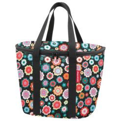 Torba termiczna do koszyków na kierownicę KLICKfix, happy flowers. Shopper bag KLICKFIX, bez wzorów, sportowe, bez dodatków. Za 281.50 zł.