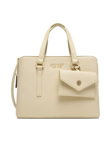 Nine West Torebka CEO-Nira-KY251 Écru. Białe torebki klasyczne Nine West, bez wzorów, z materiału, bez dodatków. Za 249.99 zł.