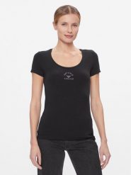 Emporio Armani Underwear T-Shirt 163377 4R223 00020 Czarny Regular Fit. Czarne t-shirty Emporio Armani Underwear, xs, bez wzorów, z bawełny, bez kołnierzyka, bez ramiączek. Za 129.99 zł.