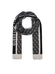 Guess Szalik W4BZ22 Z3JD2 Czarny. Czarne szaliki i kominy Guess, z aplikacjami, z poliesteru. Za 234.99 zł.