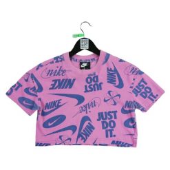 T-shirt Femme Sportswear Rose. Czerwone t-shirty sportowe Nike, l, bez wzorów, bez ramiączek, na fitness i siłownię. Za 34.04 zł.