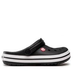 Klapki Crocs. Czarne klapki Crocs, bez wzorów, bez obcasa, bez zapięcia. Za 240.99 zł.