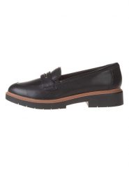 Clarks Skórzane mokasyny "Westlynn Glow" w kolorze czarnym rozmiar: 37. Czarne mokasyny Clarks, bez wzorów. Za 224.95 zł.