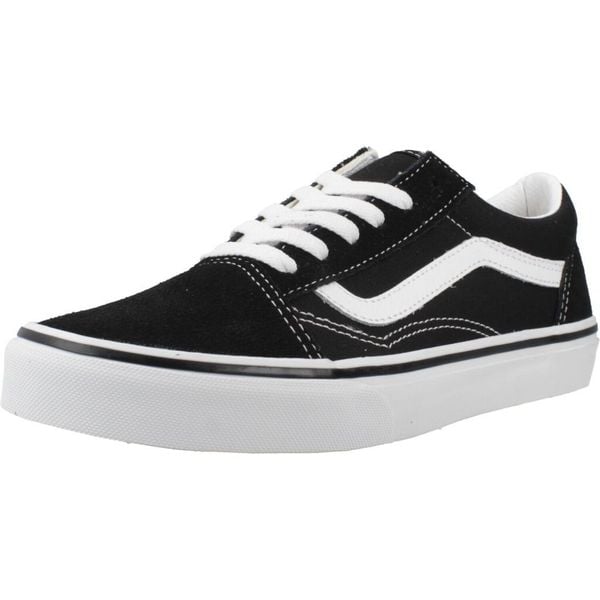 Buty VANS OLD SKOOL Czarny. Czarne buty trekkingowe Vans, bez wzorów, ze skóry, bez zapięcia, trekkingowe. Za 314.05 zł.