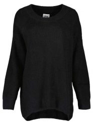 Blue Seven Sweter w kolorze czarnym rozmiar: 40. Czarne swetry Blue Seven, bez wzorów, ze splotem, bez ramiączek. Za 79.40 zł.