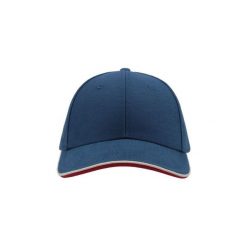 Czapka Pilot Piping Sandwich Premium Brush Cotton 6panelowa. Czarne czapki z daszkiem ATLANTIS, bez wzorów, z bawełny. Za 54.99 zł.