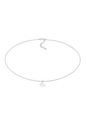 Elli Damski Choker Motyl Basic ze srebra próby 925 Sterling Silver Naszyjniki 1 ct. Szare naszyjniki Elli, z materiału, srebrne. Za 248.99 zł.