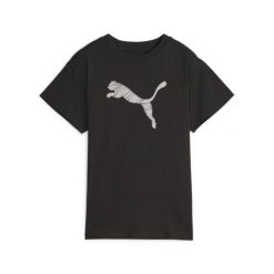 Puma Ladies T -Shirt Black L - sportowy i wygodny. Czarne t-shirty sportowe Puma, l, bez wzorów, bez ramiączek, na jogę i pilates. Za 125.99 zł.