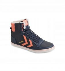 Buty sportowe ocieplane zimowe trampki Hummel SLIM STADIL WNT WAXCANY r. 39Buty. Niebieskie trampki sportowe Hummel, na zimę, bez wzorów, bez zapięcia. Za 129.00 zł.