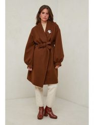 L'armoire de Suzette Płaszcz przejściowy w kolorze jasnobrązowym rozmiar: 36. Brązowe płaszcze L'armoire de Suzette, l, z aplikacjami, z tkaniny, klasyczne, bez kaptura. Za 243.45 zł.