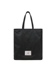 LOVE MOSCHINO Torebka JC4205PP1MLN100A Czarny. Czarne shopper bag Love Moschino, bez wzorów, z materiału, bez dodatków. Za 409.99 zł.