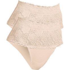 Figi wyszczuplające (2 pary w opak.) bonprix cielisty. Bielizna modelująca marki bonprix. Za 59.98 zł.